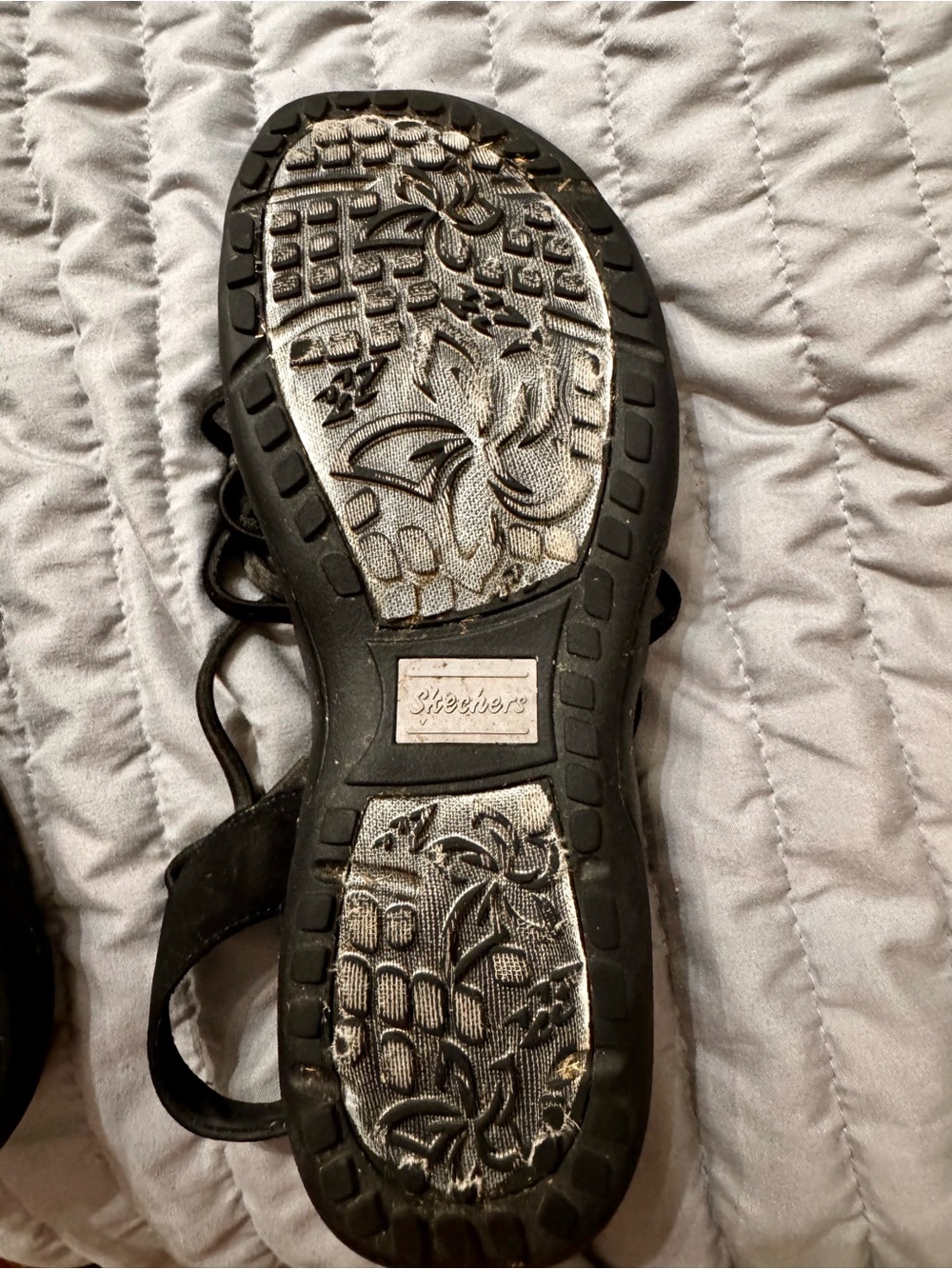 Skechers Black Strappy Sandal - Women's Comfort S… - image 3